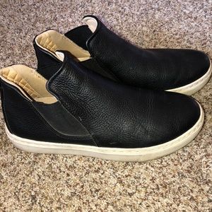 Black slip ons